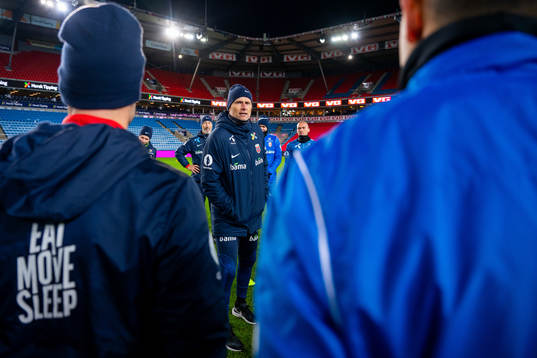 Ståle Solbakken, head coach of the Norwegian national