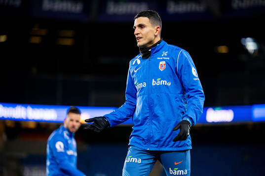 Mohamed Elyounoussi of the Norwegian national football team