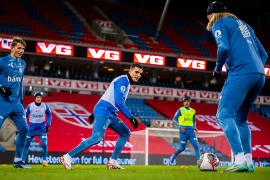 Mohamed Elyounoussi of the Norwegian national football team
