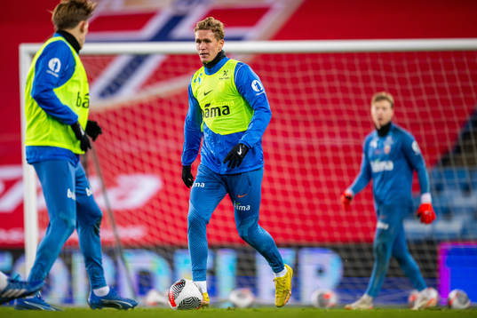 Ola Solbakken of the Norwegian national football team