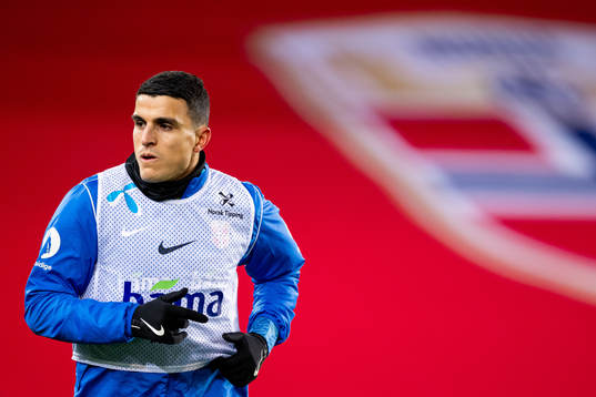 Mohamed Elyounoussi of the Norwegian national football team