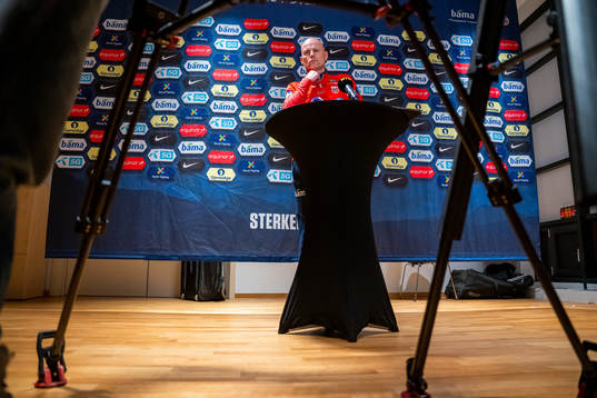 Ståle Solbakken, head coach of the Norwegian national