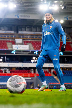 Erling Braut Haaland of the Norwegian national football team