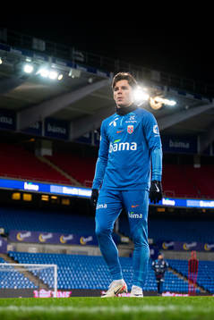 Hugo Vetlesen of the Norwegian national football team