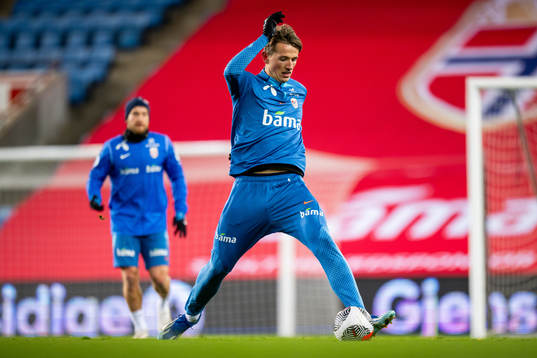 Sander Berge of the Norwegian national football team
