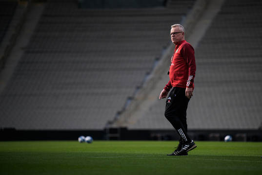 Head coach Janne Andersson of the Swedish national football