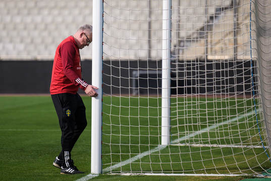 Head coach Janne Andersson of the Swedish national football