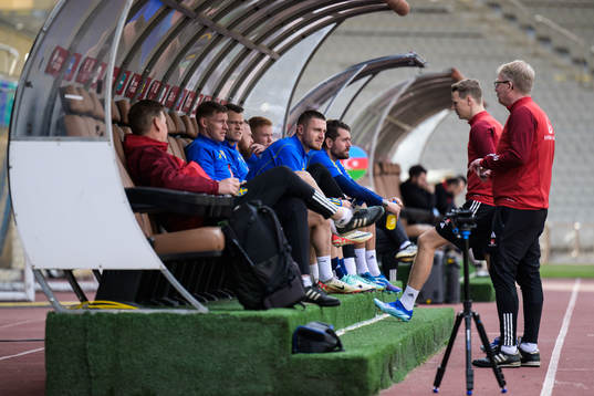 Emil Krafth, Viktor Claesson and Mattias Svanberg of the