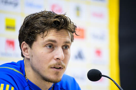 Victor Nilsson Lindelöf of the Swedish national football