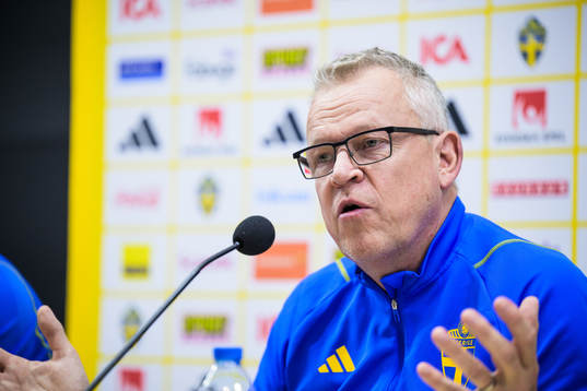 Head coach Janne Andersson of the Swedish national football