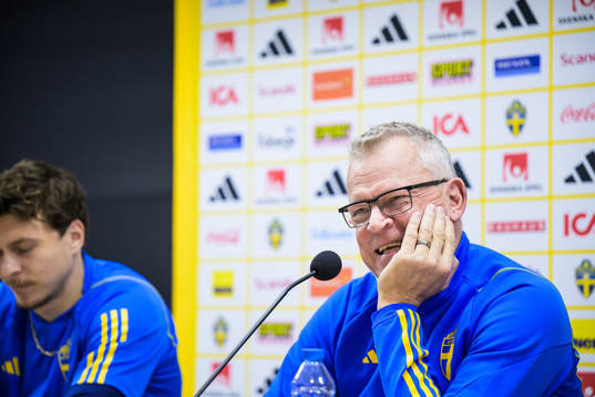 Head coach Janne Andersson of the Swedish national football