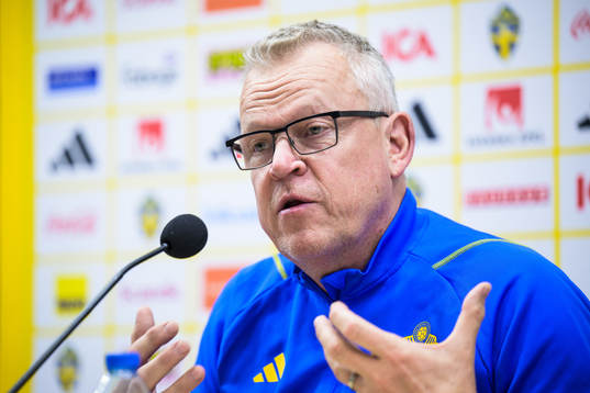 Head coach Janne Andersson of the Swedish national football