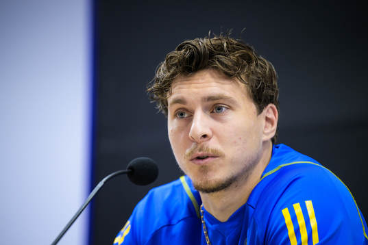 Victor Nilsson Lindelöf of the Swedish national football