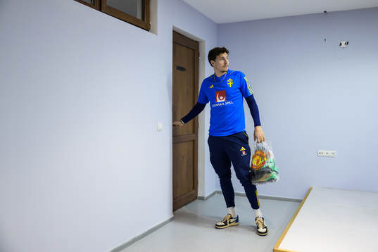 Victor Nilsson Lindelöf of the Swedish national football