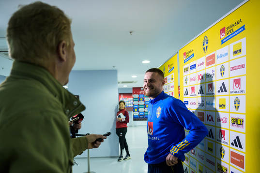 Mattias Svanberg of the Swedish national football team