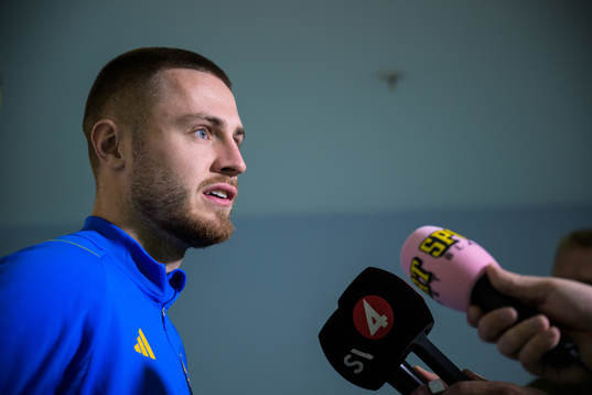 Mattias Svanberg of the Swedish national football team