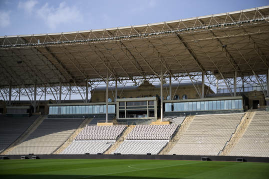 Interior view of Tofiq Bahramov Stadium