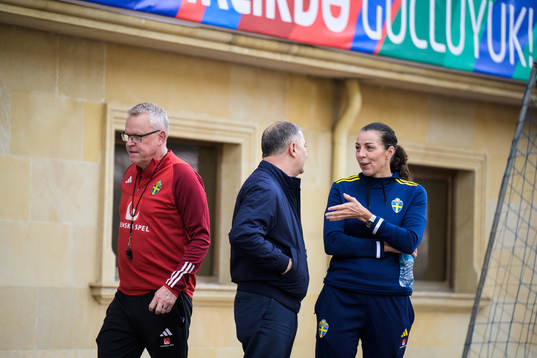 Head coach Janne Andersson of the Swedish national football
