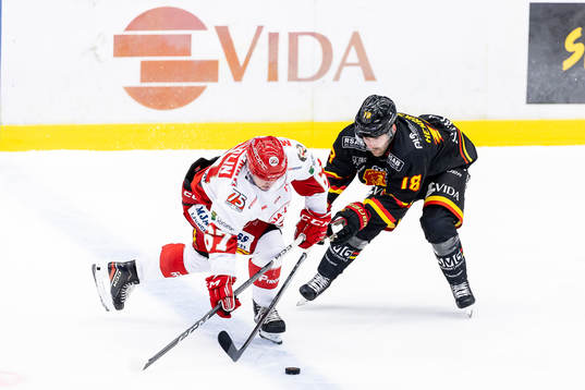 Troja/Ljungbys Lukas Macklin och Alvestas Hampus Henriksson