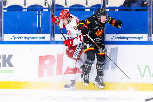 Troja/Ljungbys Kalle Bartholdsson och Alvestas Victor