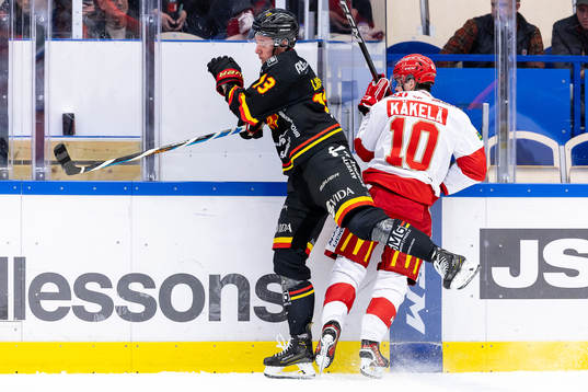 Alvestas Victor Lindman och Troja/Ljungbys Lucas Käkelä