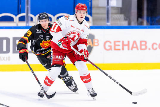 Alvestas Caleb Eefting och Troja/Ljungbys Jesper Emanuelsson