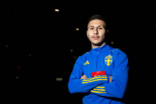 Bläddra bland fler bilder av Fotboll, U21, Sverige, Träning 