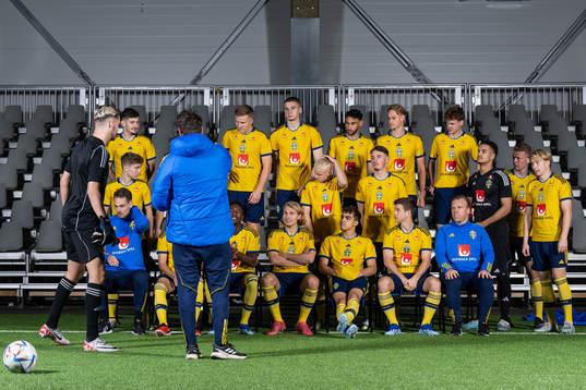 Players of the Swedish under-21 national football team