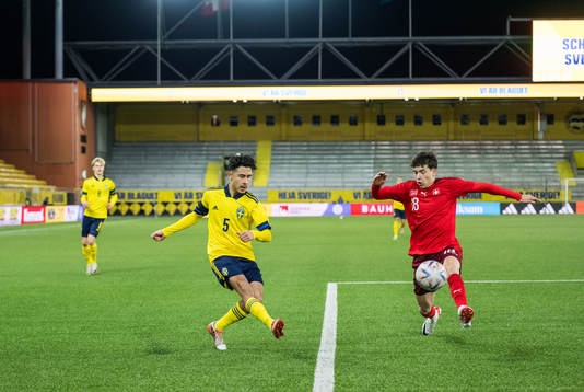 Sveriges Adrian Skogmar och Schweiz Sebastian Walker