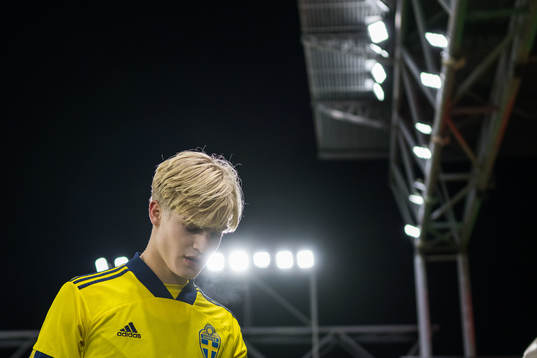 Sveriges Lucas Bergvall deppar