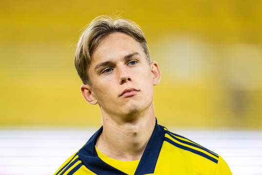 Sveriges Pontus Dahbo vid line-up