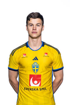 Samuel Dahl of the Swedish under-21 national football team