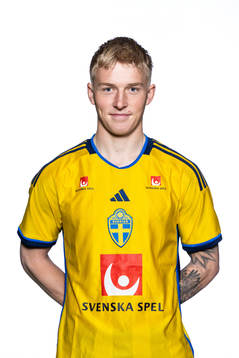 Melker Widell of the Swedish under-21 national football