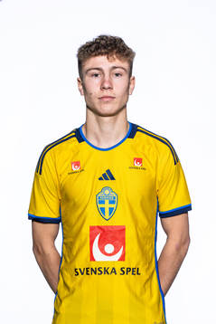 Hugo Bolin of the Swedish under-21 national football team