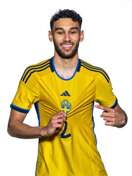 Joakim Persson of the Swedish under-21 national football