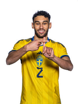 Joakim Persson of the Swedish under-21 national football