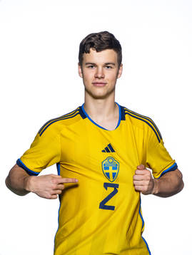 Samuel Dahl of the Swedish under-21 national football team