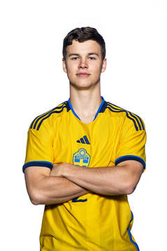 Samuel Dahl of the Swedish under-21 national football team