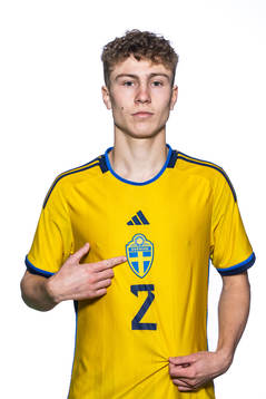 Hugo Bolin of the Swedish under-21 national football team