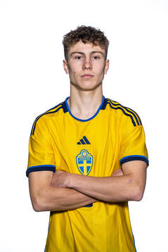 Hugo Bolin of the Swedish under-21 national football team