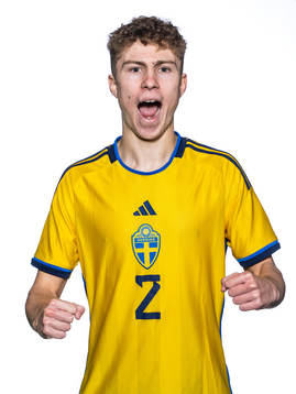Hugo Bolin of the Swedish under-21 national football team