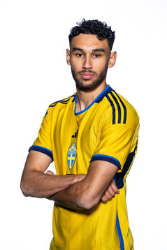 Joakim Persson of the Swedish under-21 national football