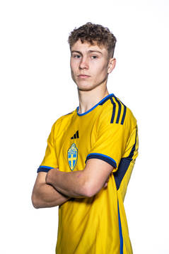 Hugo Bolin of the Swedish under-21 national football team
