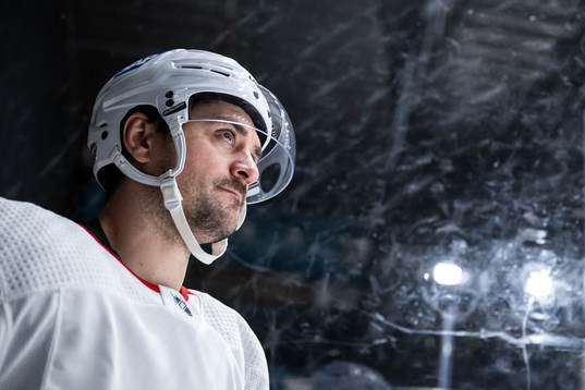 Mats Zuccarello of the Minnesota Wild at a practice session