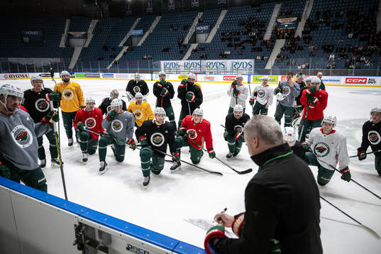 Players of the Minnesota Wild