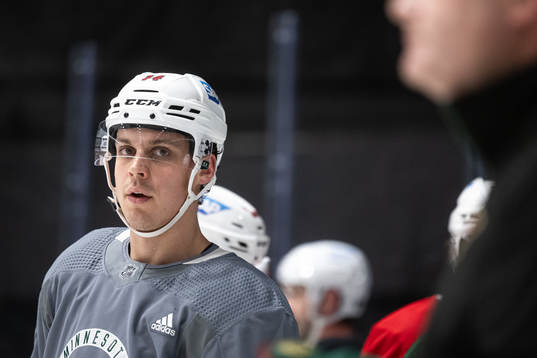 Joel Eriksson Ek of Minnesota Wild