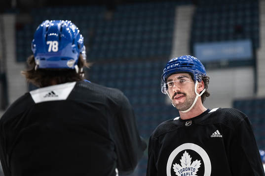 Conor Timmins of Toronto Maple Leafs