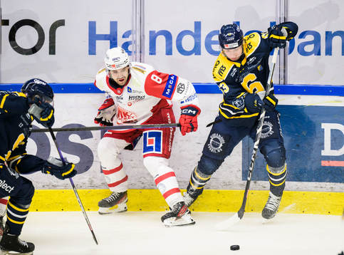 Västerviks Robin Carlsson och Södertäljes Julius Bergman