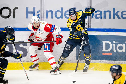 Västerviks Robin Carlsson och Södertäljes Julius Bergman