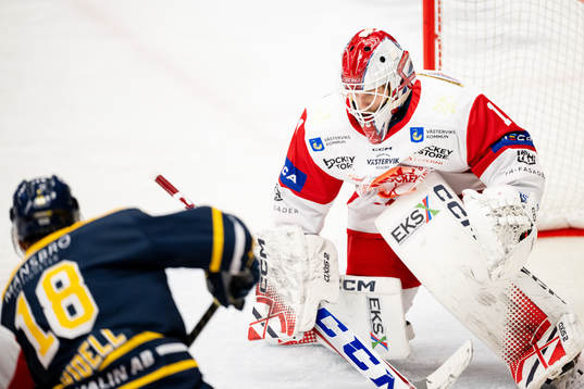 Västerviks målvakt Emil Zetterquist